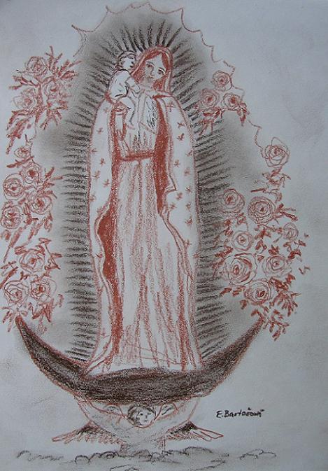 Our Lady of Guadalupe with child Jesus
